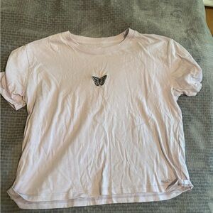 Hollister Soft Pink Cotton Tee